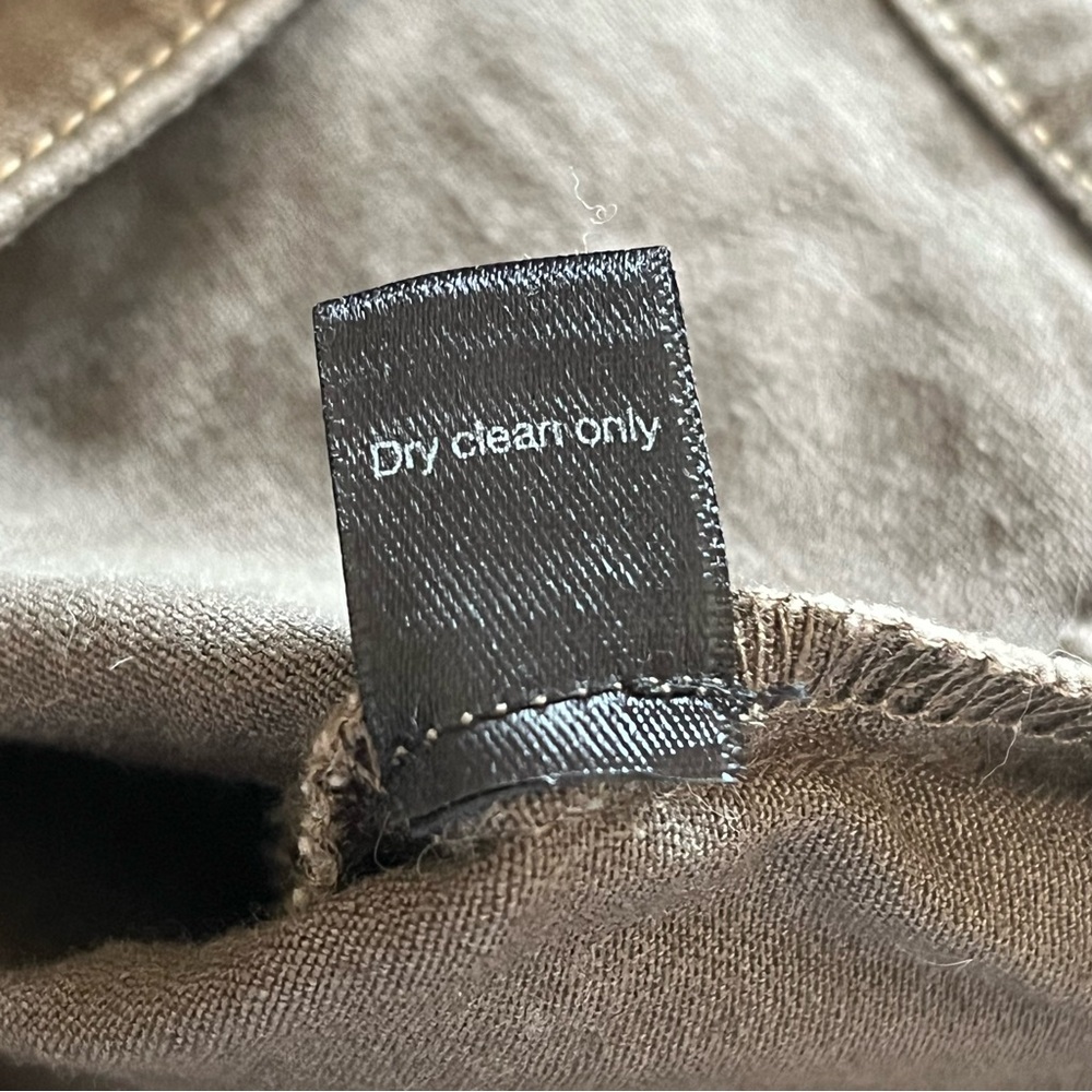 Peruvian Connection Brown Chelsea Jean Jacket Size 8 - Picture 9 of 10